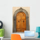Wooden Residential Doorway Wall Decal