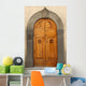 Wooden Residential Doorway Wall Decal
