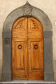 Wooden Residential Doorway Wall Decal