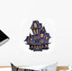 Happy Halloween Haunted House Wall Decal