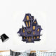 Happy Halloween Haunted House Wall Decal