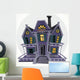 Halloween Witch's Haunted House Wall Decal