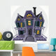 Halloween Witch's Haunted House Wall Decal