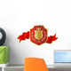 Golden Shield Wall Decal