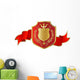 Golden Shield Wall Decal