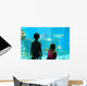 Children Amazed Aquarium Wall Decal