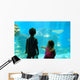 Children Amazed Aquarium Wall Decal