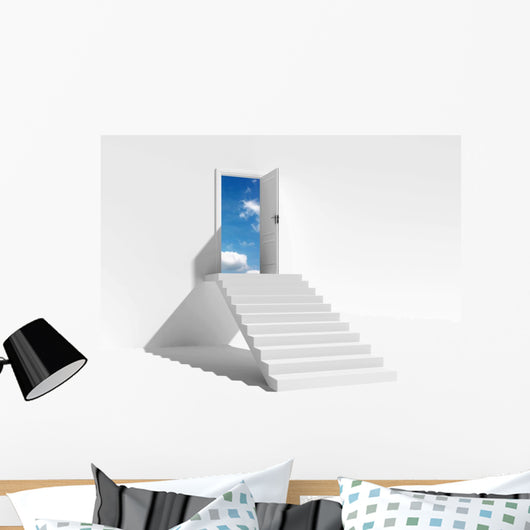 Door Skyward Wall Decal