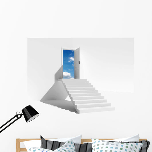 Door Skyward Wall Decal