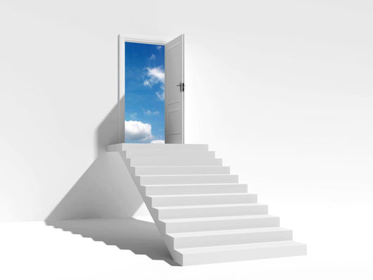Door Skyward Wall Decal