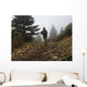 Man Running High Mountain Wall Decal