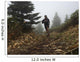 Man Running High Mountain Wall Decal