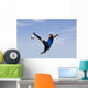 Football Soccer Player Volley Wall Decal