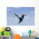 Football Soccer Player Volley Wall Decal