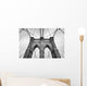 Black and White Brooklyn Bridge New York Wall Decal