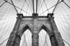 Black and White Brooklyn Bridge New York Wall Decal