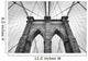 Black and White Brooklyn Bridge New York Wall Decal