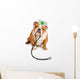Bulldog Nurse with Stethoscope Wall Decal