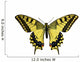 Butterfly Papilio Machaon Wall Decal