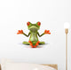 Zen Frog Wall Decal