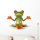 Zen Frog Wall Decal
