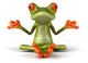 Zen Frog Wall Decal