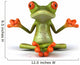 Zen Frog Wall Decal