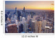 Chicago Aerial Chicago Downtown Wall Decal