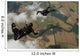 Two Skydivers Freefall Wall Decal