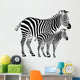 Zebra Adult-colt Wall Decal
