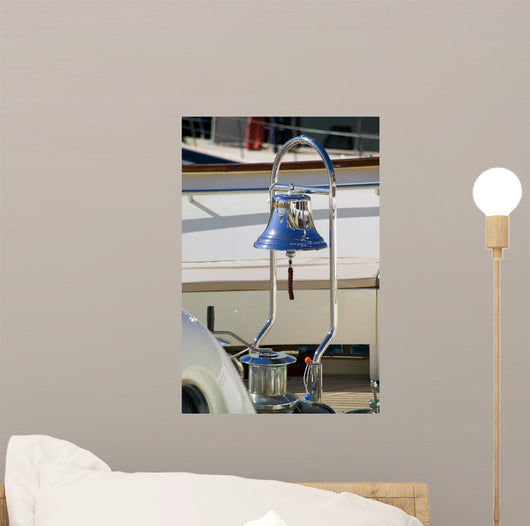 Chrome Yacht Bell Wall Decal