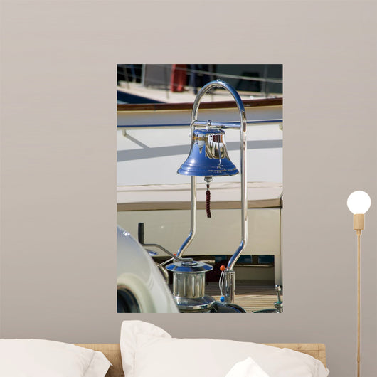 Chrome Yacht Bell Wall Decal