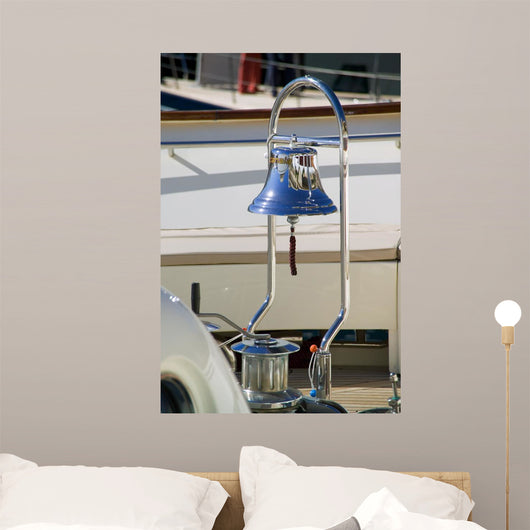Chrome Yacht Bell Wall Decal