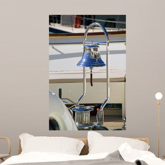 Chrome Yacht Bell Wall Decal