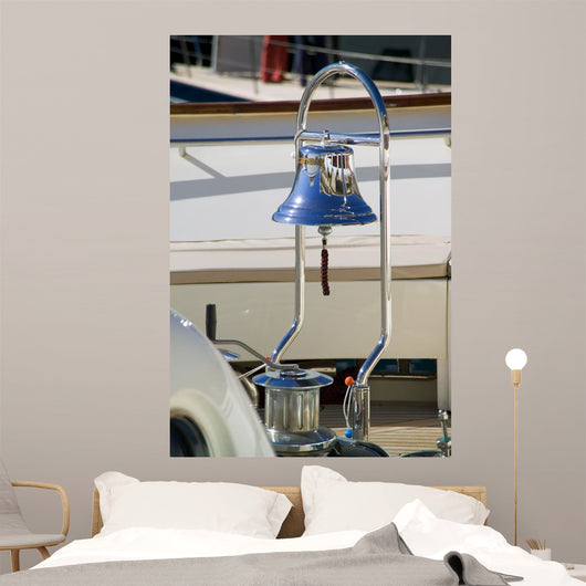 Chrome Yacht Bell Wall Decal