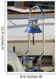 Chrome Yacht Bell Wall Decal