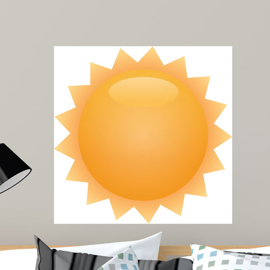 Sun Illustration Wall Decal