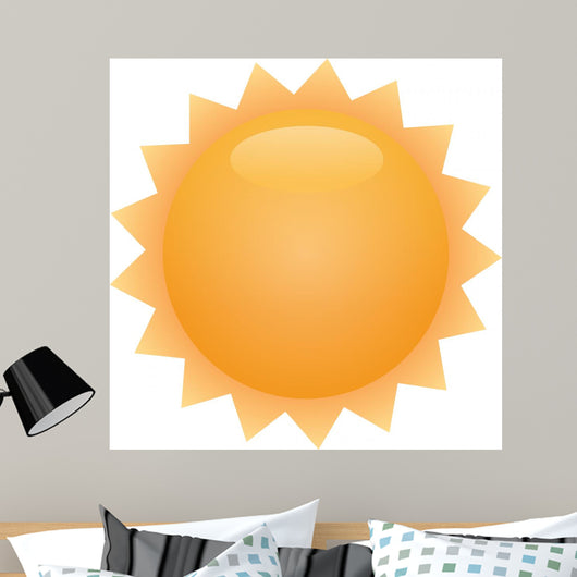 Sun Illustration Wall Decal