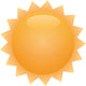 Sun Illustration Wall Decal