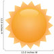Sun Illustration Wall Decal