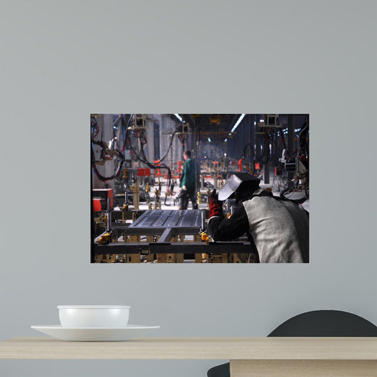 Welding Factory Wall Decal