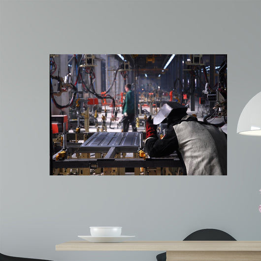 Welding Factory Wall Decal