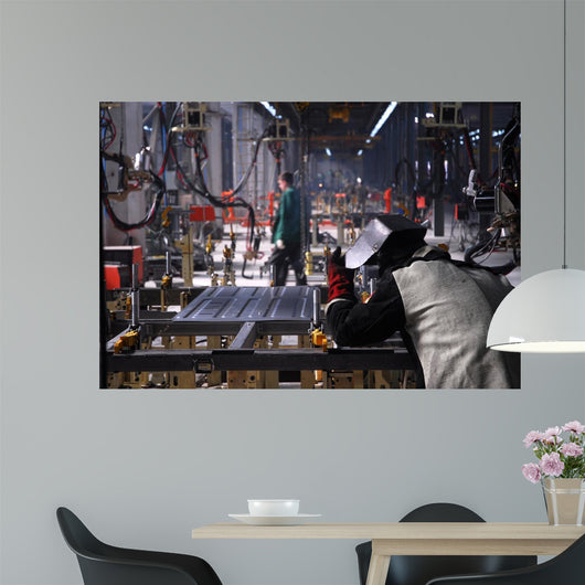 Welding Factory Wall Decal