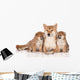 Shiba Inu Dog Puppies Wall Decal