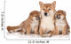 Shiba Inu Dog Puppies Wall Decal