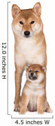 Red Shiba Inu Dog Wall Decal