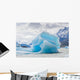 Blue Icebergs Close-up Grey Glacier Wall Decal