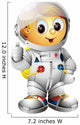 Spaceman Character Astronaut Wall Decal