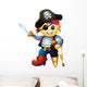 Boy Pirate Costume Wall Decal