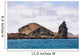 Pinnacle Rock Bartolome Islands Horizontal Wall Decal